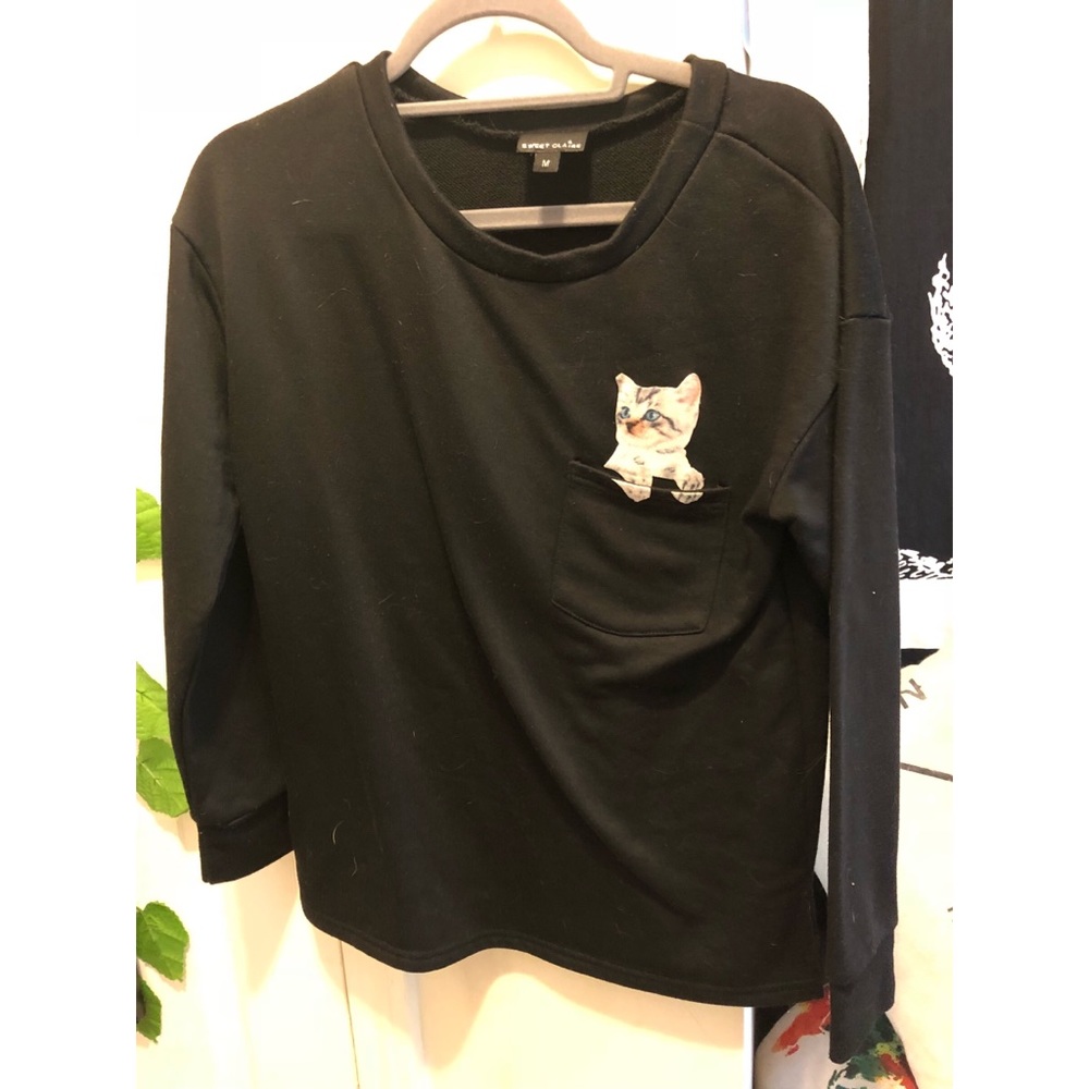 Kitty pocket sweater